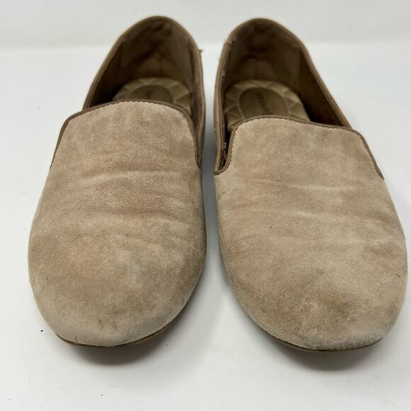 Birdies The Starling Suede Tan Loafers Women's 8.5 Casual Minimalist Work - Picture 2 of 9